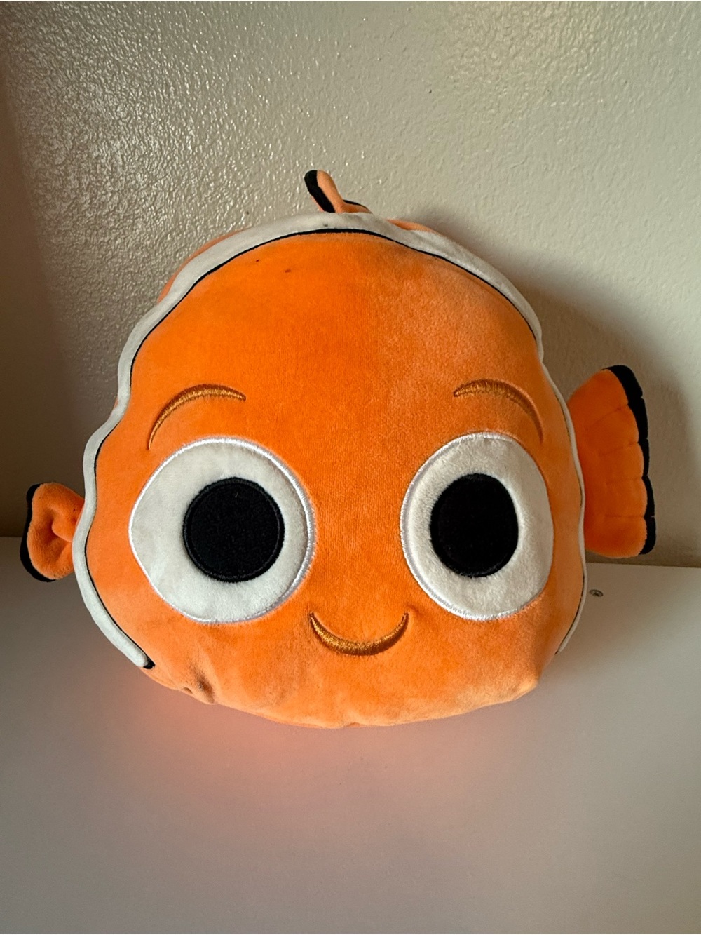 Orange Nemo Plush Clownfish Toy pillow- Soft Decorative Fish